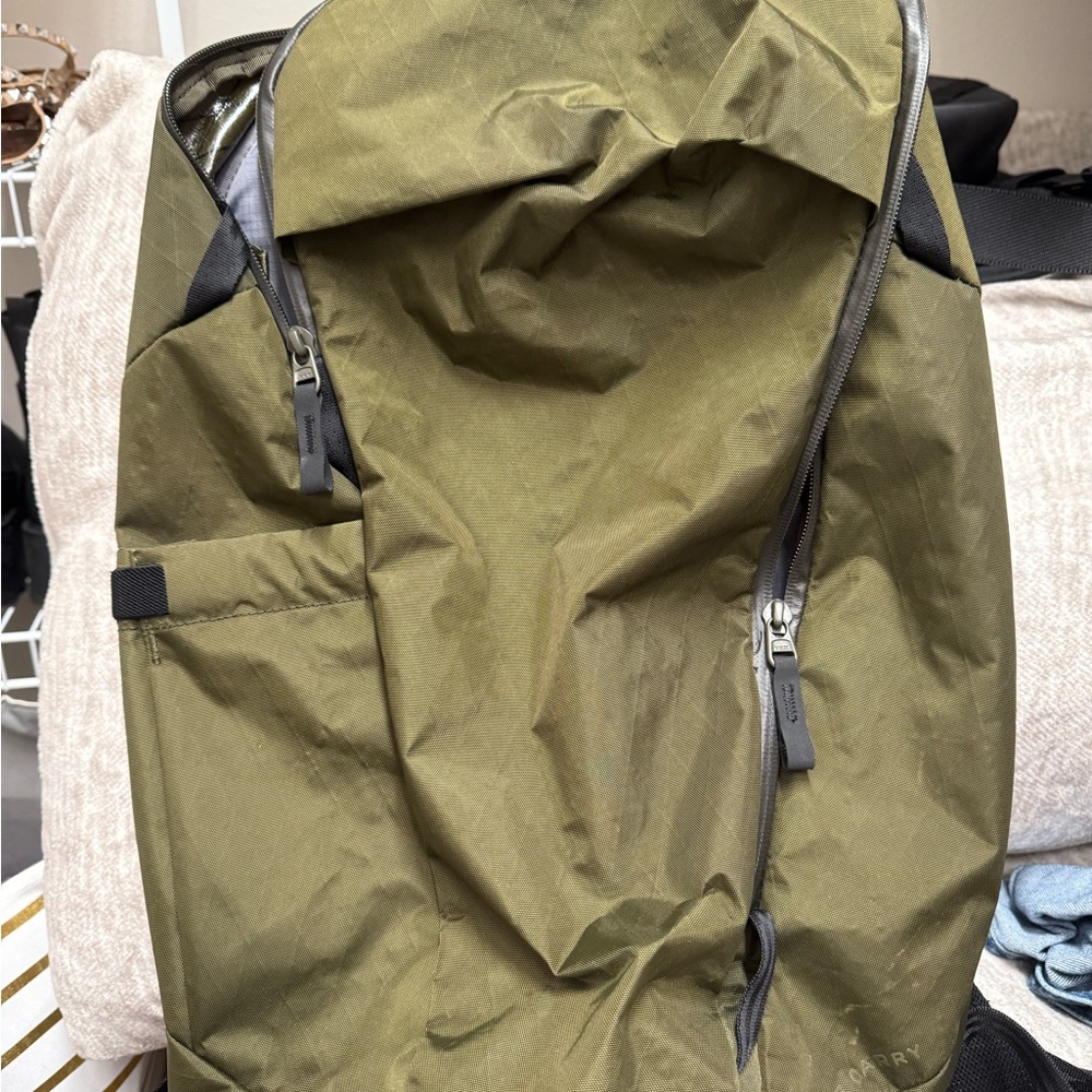 Able Carry daybreaker 2 Olive Green Backpack with Black Accents